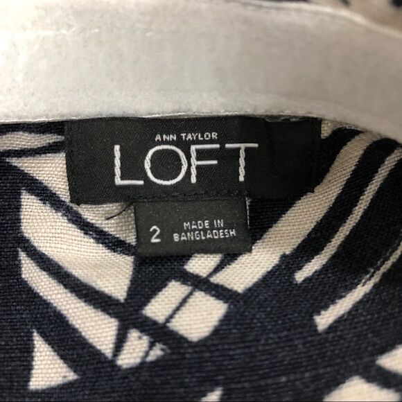 LOFT Jungle Fever Strapless Black Jumpsuit 2 - Picture 8 of 9